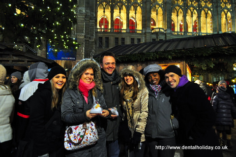 Dental Holiday team at the Christmas markets