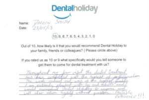 click on the dental review to read it in full