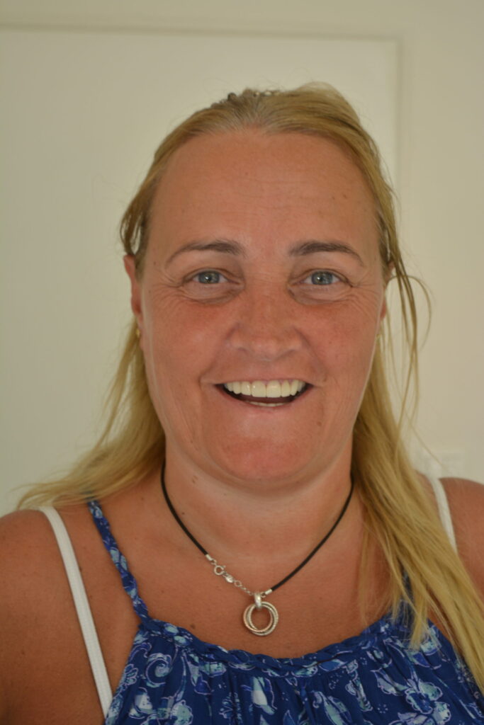 Julie is happy with her new teeth